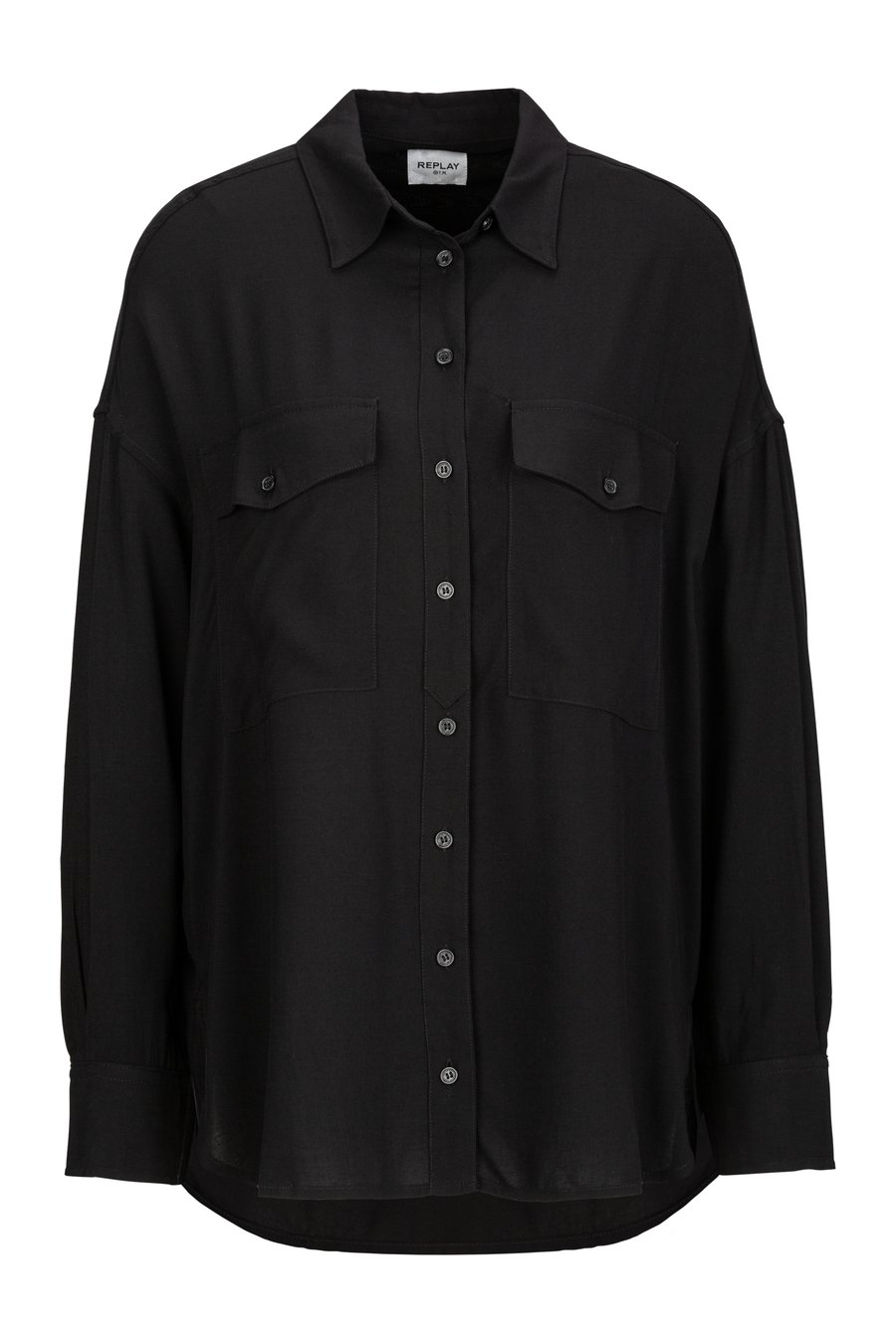 Блуза Replay Button-down blouse, Black
Блуза Replay Button-down blouse, Black