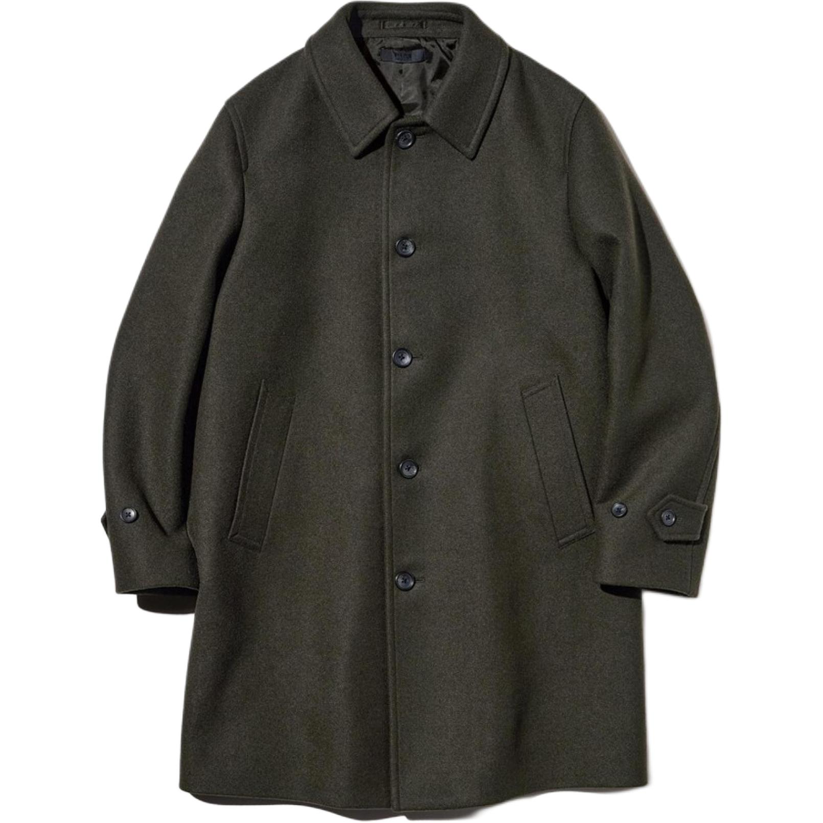 UNIQLO Пальто унисекс темно-оливковое, Dark Olive 
UNIQLO Пальто унисекс темно-оливковое, Dark Olive