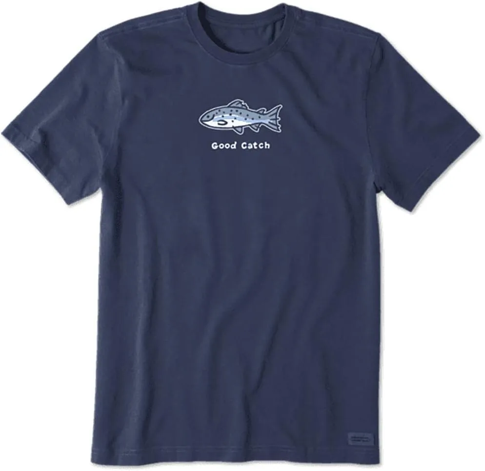Футболка Life is Good Men's Crusher Tee с принтом Good Catch Fish
Футболка Life is Good Men's Crusher Tee с принтом Good Catch Fish