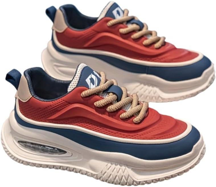 Мужские спортивные повседневные туфли - однотонные низкие кеды на шнуровке, подходят для повседневной носки и активного отдыха Hoalox, красный
Мужские спортивные повседневные туфли - однотонные низкие кеды на шнуровке, подходят для повседневной носки и активного отдыха Hoalox, красный