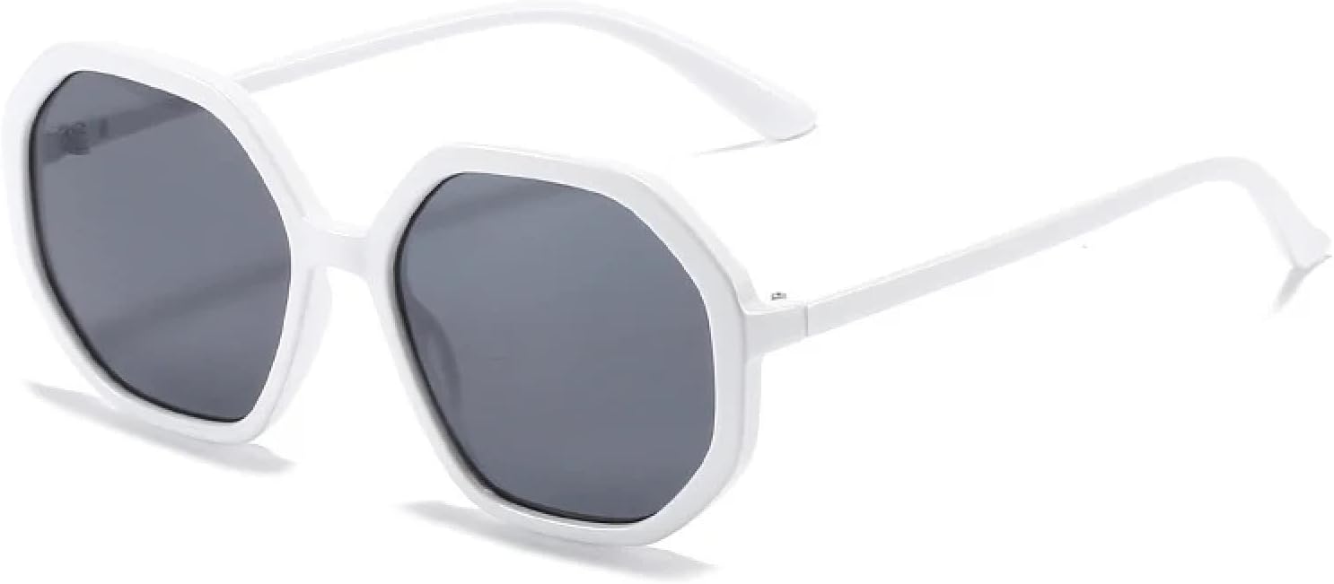 Классические ретро-солнцезащитные очки овальной формы для женщин и мужчин. Модные многоугольные солнцезащитные очки класса люкс для путешествий с защитой от УФ-излучения UV400 TKKTLLT, White Gray
Классические ретро-солнцезащитные очки овальной формы для женщин и мужчин. Модные многоугольные солнцезащитные очки класса люкс для путешествий с защитой от УФ-излучения UV400 TKKTLLT, White Gray