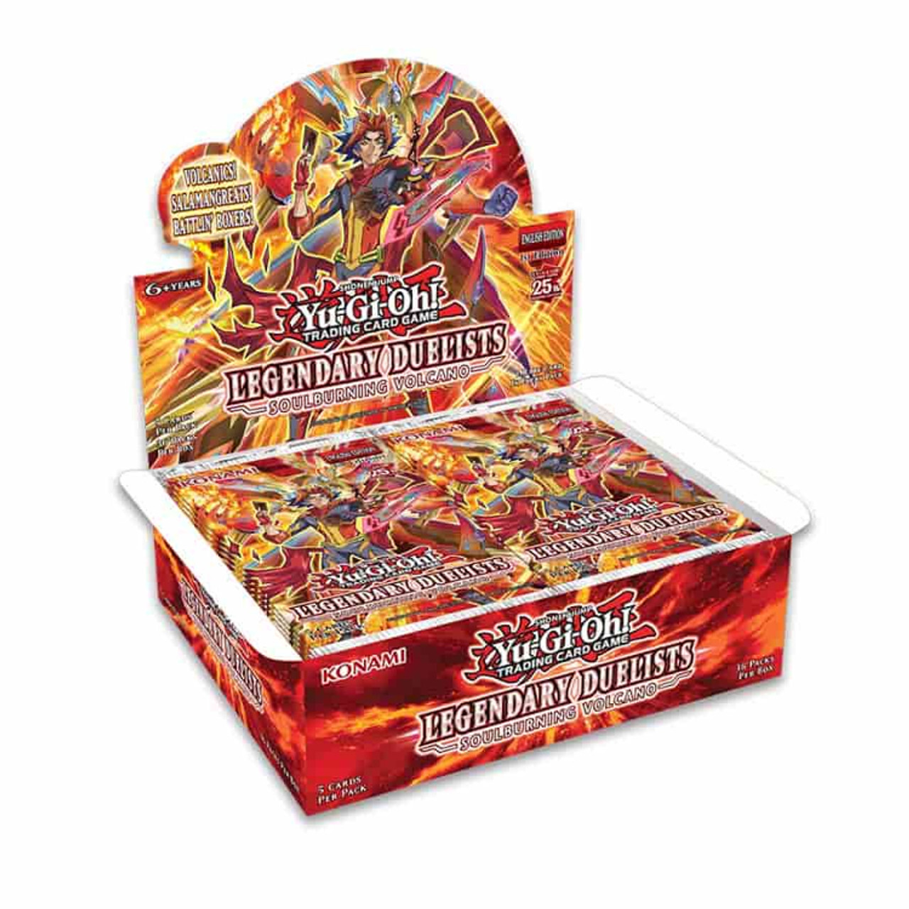 Карточная игра Yu-Gi-Oh!: Legendary Duelists - Soulburning Volcano Booster Box 1st Edition
Карточная игра Yu-Gi-Oh!: Legendary Duelists - Soulburning Volcano Booster Box 1st Edition