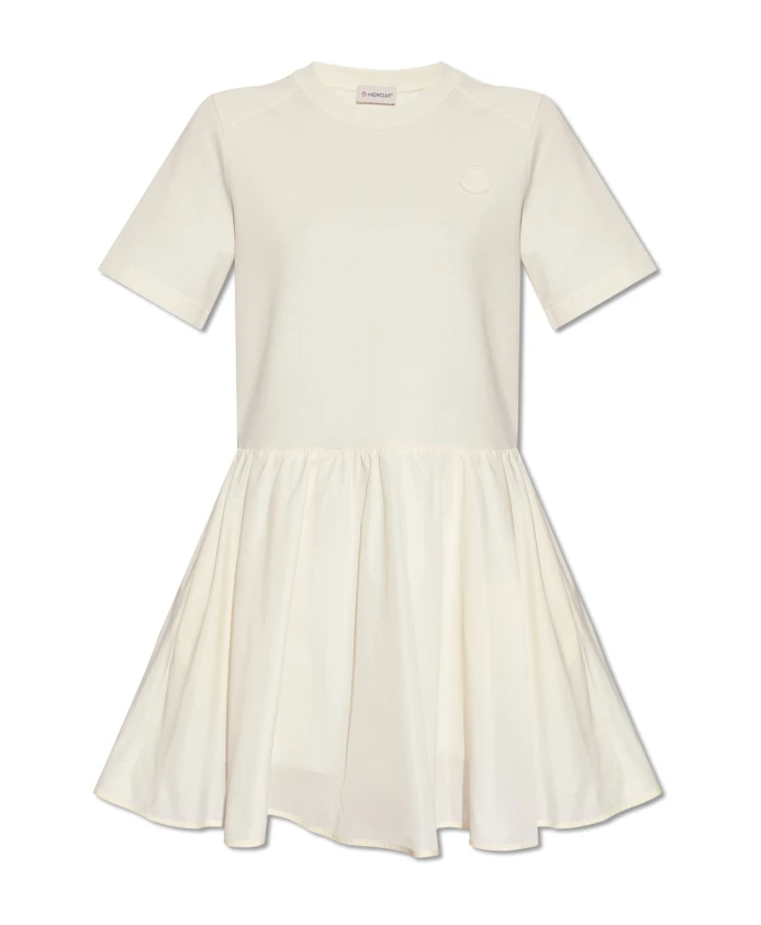 Платье с короткими рукавами Moncler, бежевый
Платье с короткими рукавами Moncler, бежевый