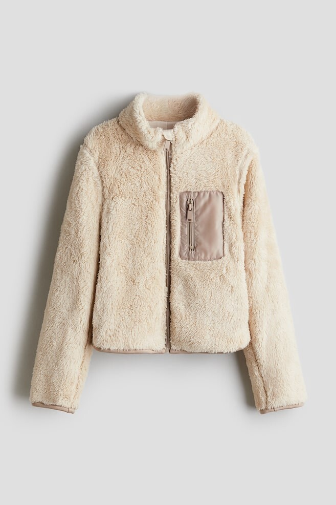 Куртка из плюшевого флиса H&M, бежевый
Куртка из плюшевого флиса H&M, бежевый