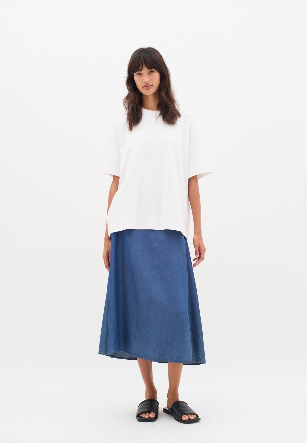 Юбка из денима ZIPPAIW InWear, синий деним
Юбка из денима ZIPPAIW InWear, синий деним