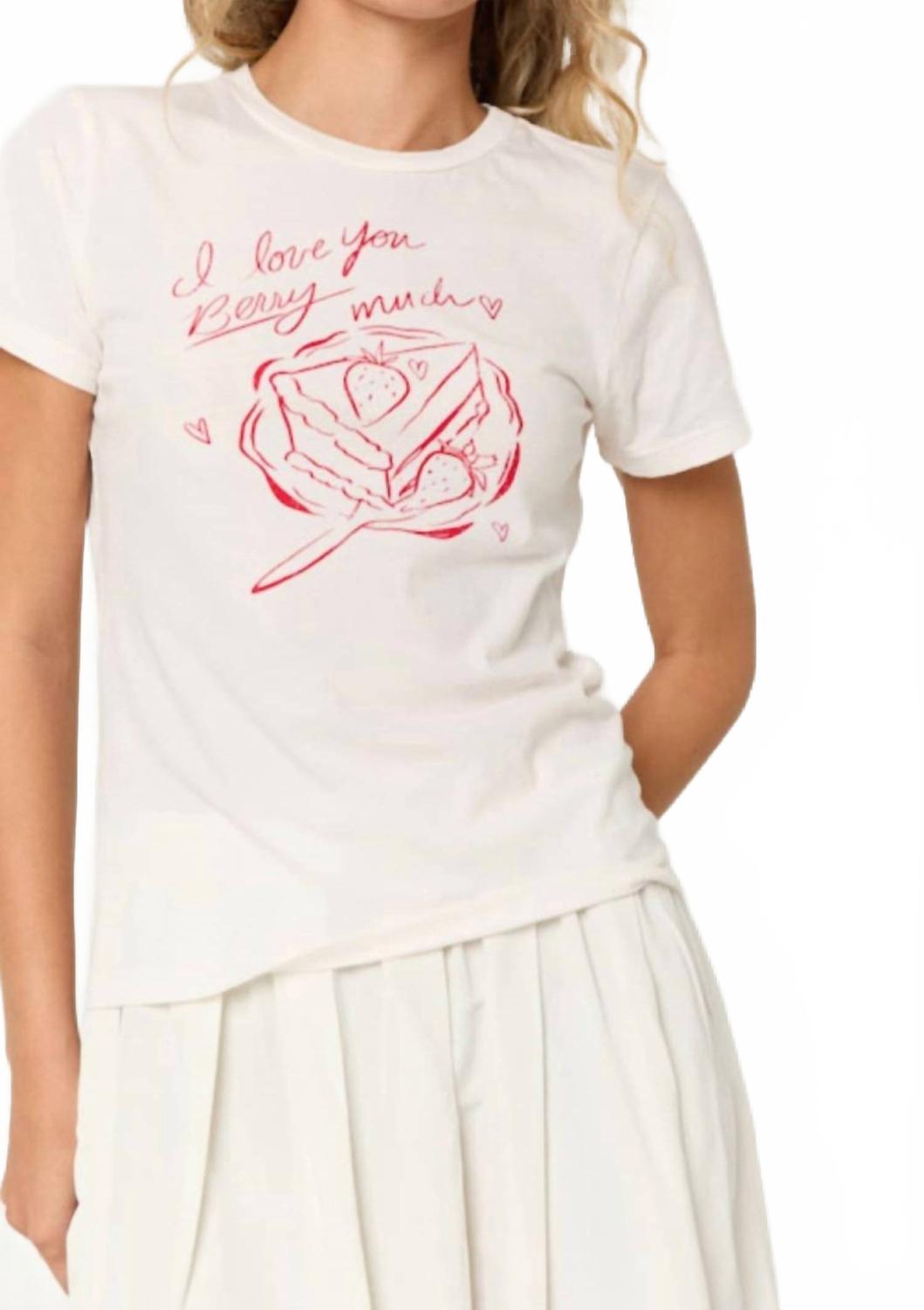 Футболка Love You Berry Much белого цвета Project Social T, белый
Футболка Love You Berry Much белого цвета Project Social T, белый