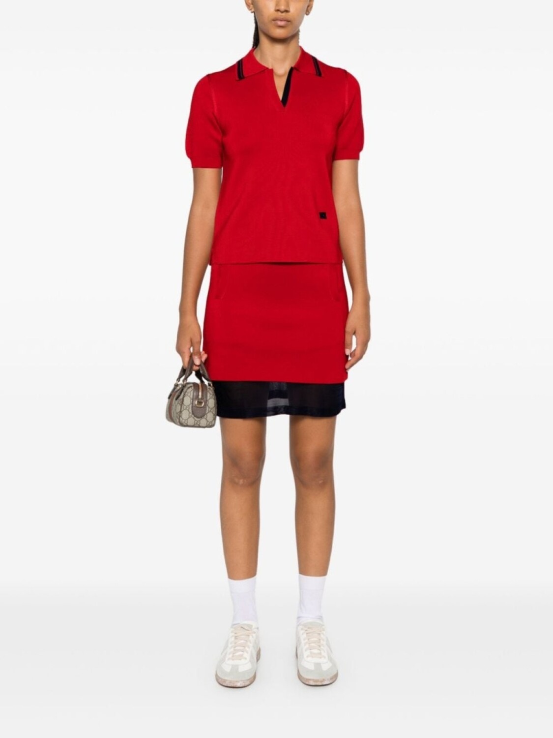 Wales Bonner мини-юбка Verse, красный
Wales Bonner мини-юбка Verse, красный