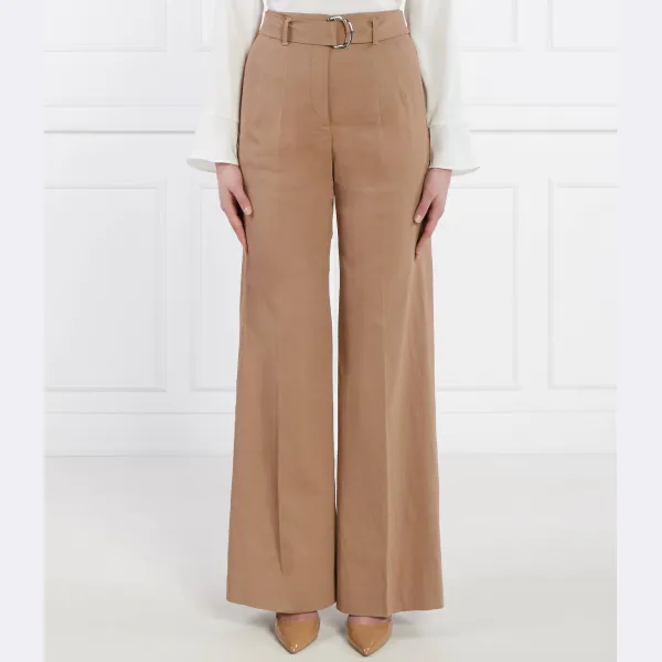 Льняные брюки тасена свободного кроя Boss, коричневый
Льняные брюки тасена свободного кроя Boss, коричневый