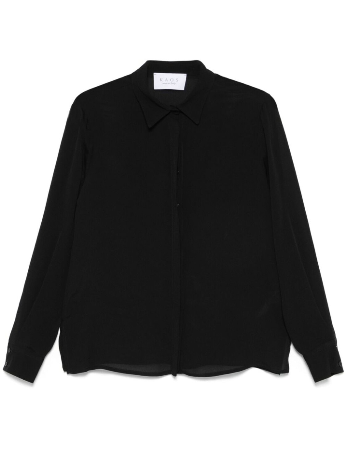 Рубашка из крепдешина kaos, черный
Рубашка из крепдешина kaos, черный