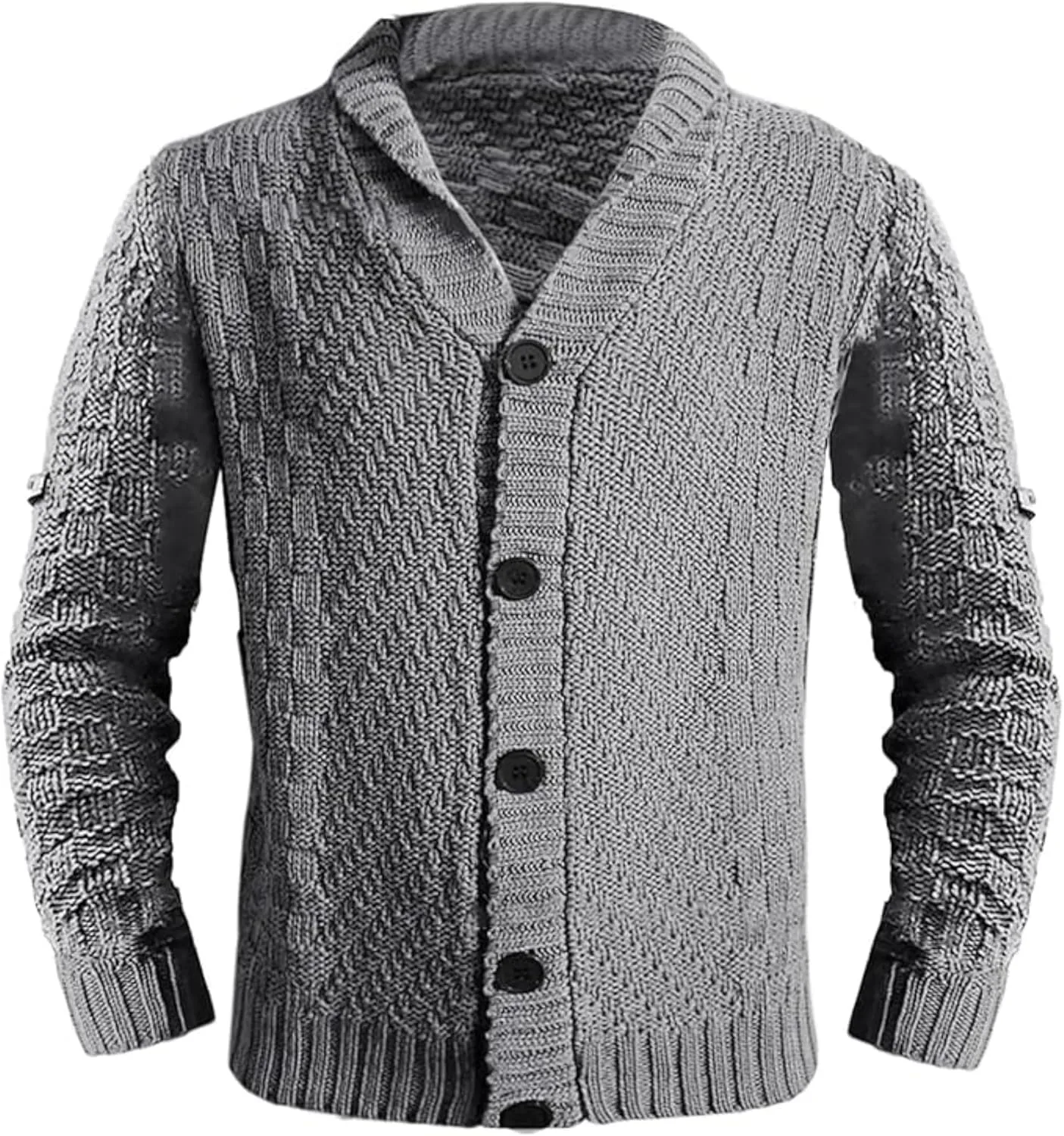 Кардиган мужской Casual с длинным рукавом, вязаный, на пуговицах QOAAIE
Кардиган мужской Casual с длинным рукавом, вязаный, на пуговицах QOAAIE
