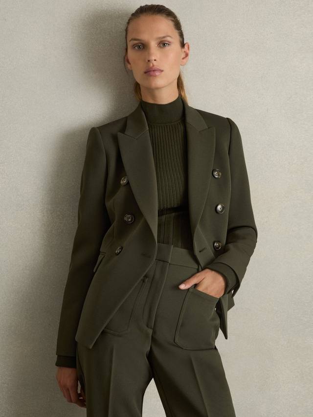 Двубортный блейзер priya Reiss, зеленый
Двубортный блейзер priya Reiss, зеленый