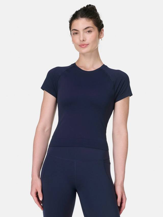 Футболка Athlete Crop Seamless для тренировок Sweaty Betty, Navy Blue
Футболка Athlete Crop Seamless для тренировок Sweaty Betty, Navy Blue