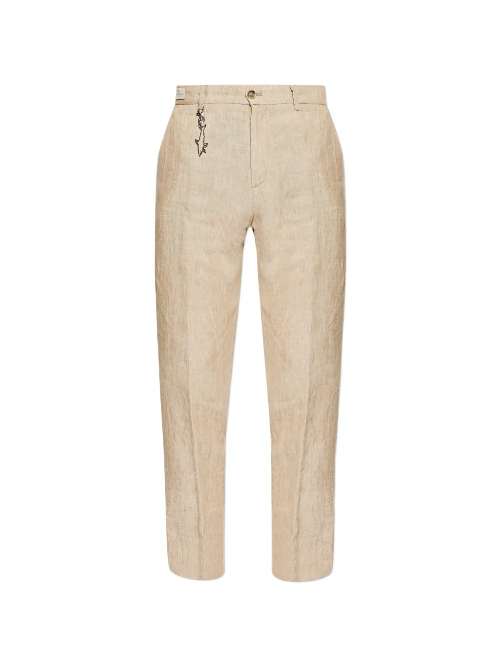 Брюки с подвеской в виде акулы Paul & Shark, бежевый
Брюки с подвеской в виде акулы Paul & Shark, бежевый