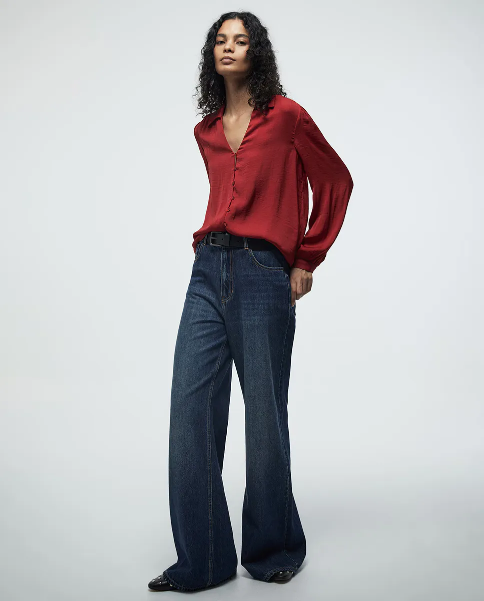 Блуза с пуговицами Sfera, красный
Блуза с пуговицами Sfera, красный