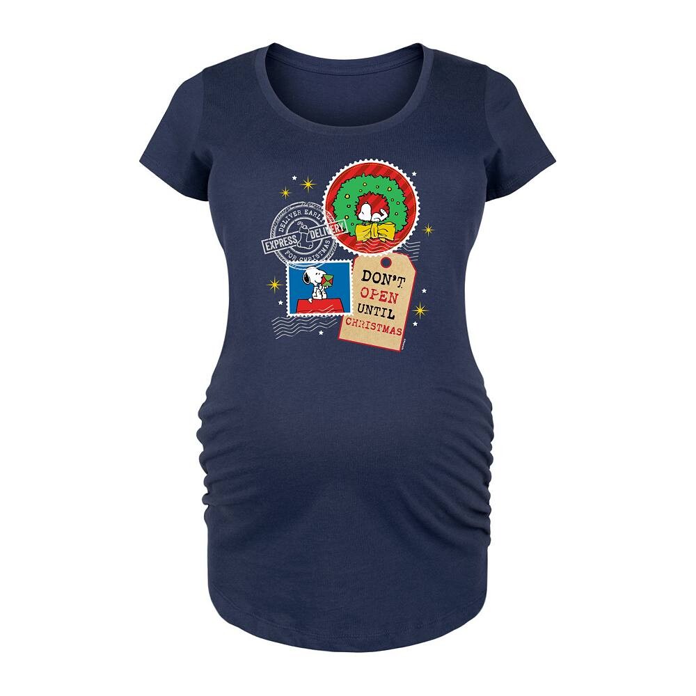 Футболка с рисунком Maternity Peanuts Snoopy не открывается до Рождества Licensed Character, темно-синий
Футболка с рисунком Maternity Peanuts Snoopy не открывается до Рождества Licensed Character, темно-синий