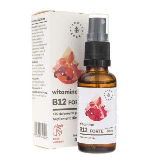 Витамин В12 Форте Aura Herbals, 30 мл
Витамин В12 Форте Aura Herbals, 30 мл