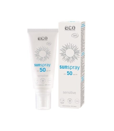 Спрей солнцезащитный SPF 50 Sensitive с маслом семян граната и малины, 100 мл, Eco Cosmetics
Спрей солнцезащитный SPF 50 Sensitive с маслом семян граната и малины, 100 мл, Eco Cosmetics