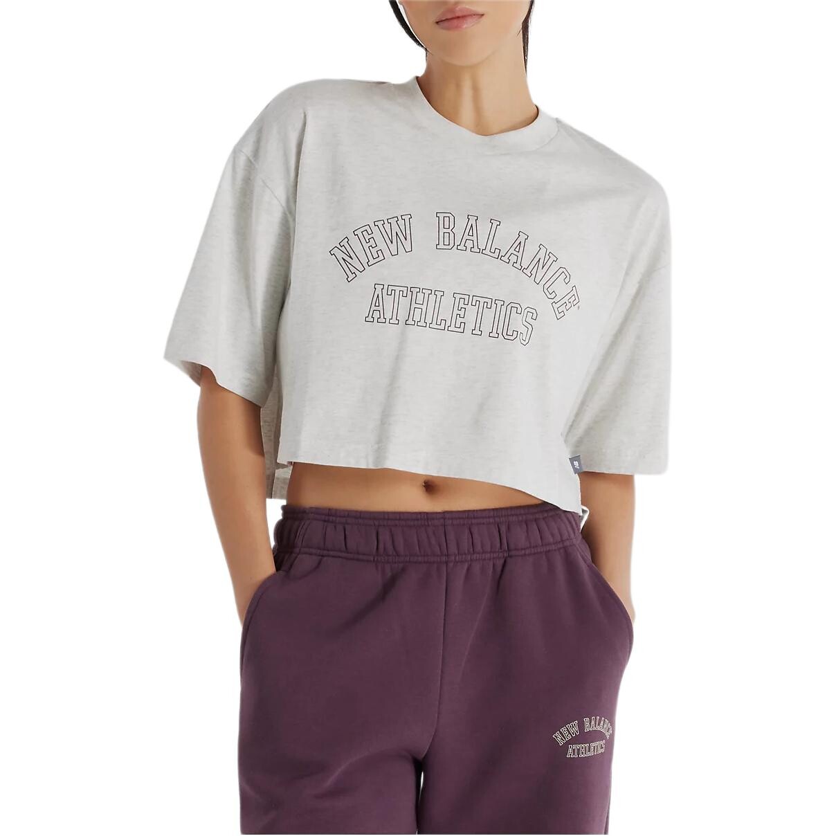 Футболка женская серо-меланжевая New Balance
Футболка женская серо-меланжевая New Balance