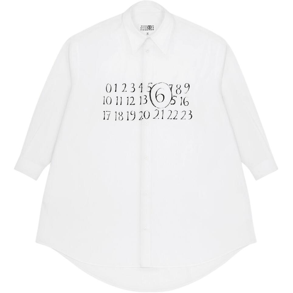 Футлярное платье с принтом в виде цифр MM6 Maison Margiela, белый
Футлярное платье с принтом в виде цифр MM6 Maison Margiela, белый