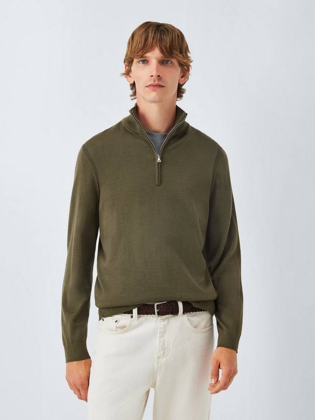 Полураспашной джемпер из мериносовой шерсти John Lewis, Ivy Green
Полураспашной джемпер из мериносовой шерсти John Lewis, Ivy Green