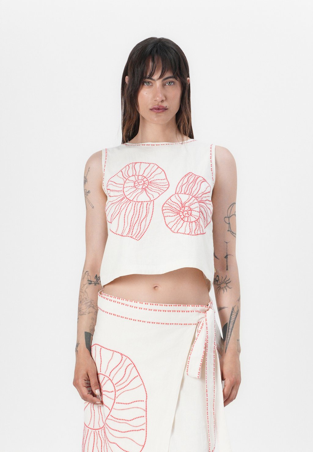 Блуза SANSA - Top Fabienne Chapot, кремовый
Блуза SANSA - Top Fabienne Chapot, кремовый