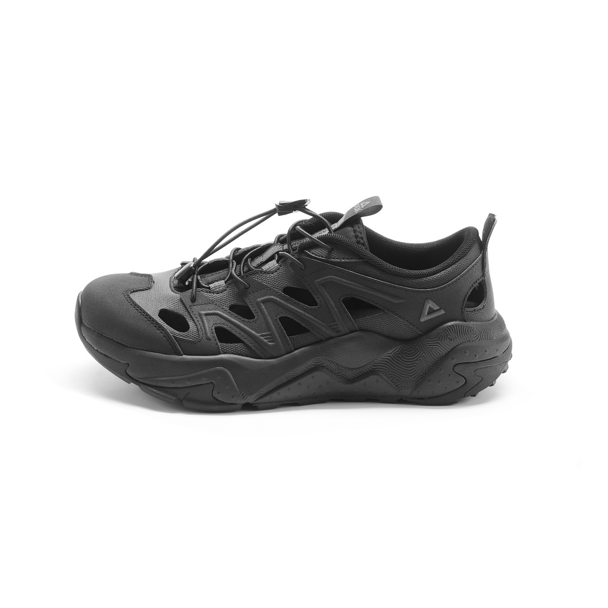 PEAK Мужские сандалии для треккинга Taichi River, полностью черные
PEAK Мужские сандалии для треккинга Taichi River, полностью черные