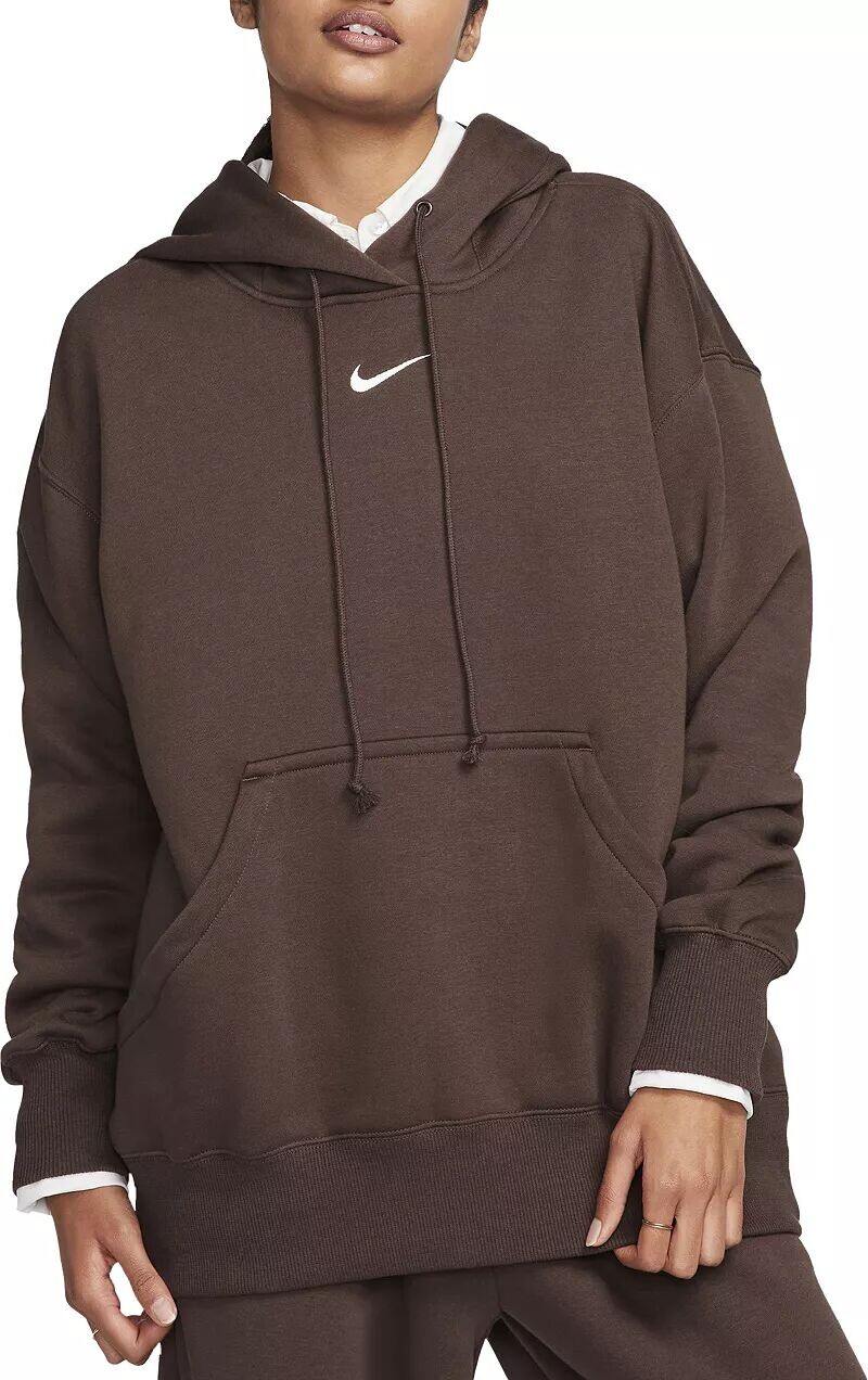 Женский свободный пуловер с капюшоном из флиса Nike Sportswear Phoenix
Женский свободный пуловер с капюшоном из флиса Nike Sportswear Phoenix