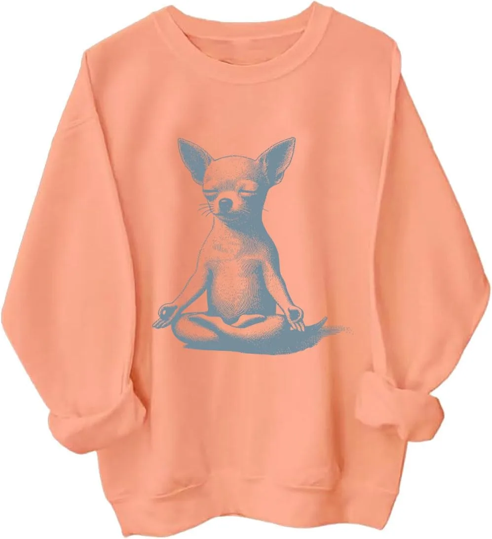 Толстовка с чихуахуа для йоги и медитации, забавный худи с дзен-щенком LNDOCAI
Толстовка с чихуахуа для йоги и медитации, забавный худи с дзен-щенком LNDOCAI