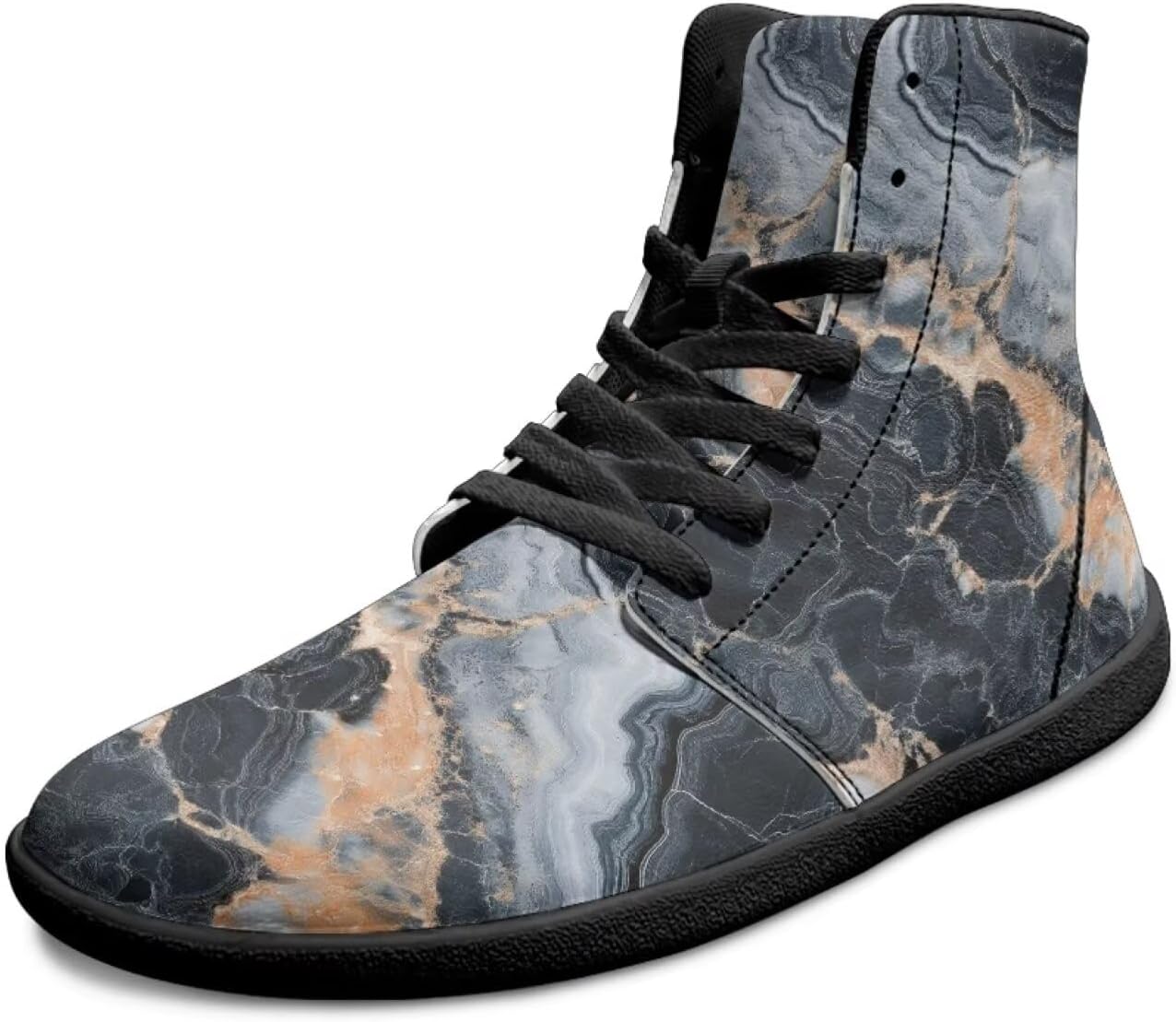 Мужские высокие кроссовки с широкой носковой частью, обувь босоного типа, на шнуровке, противоскользящие, для прогулок на свежем воздухе, с подошвой с нулевым перепадом Xixirimido, черный
Мужские высокие кроссовки с широкой носковой частью, обувь босоного типа, на шнуровке, противоскользящие, для прогулок на свежем воздухе, с подошвой с нулевым перепадом Xixirimido, черный