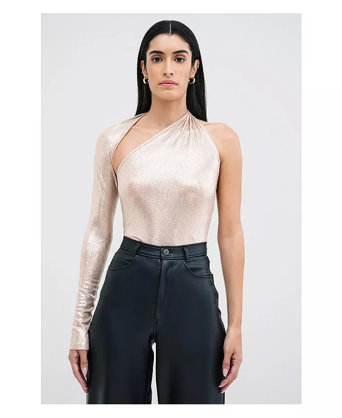 Женский топ Manhattan Metallic на одно плечо Marcella, золотой
Женский топ Manhattan Metallic на одно плечо Marcella, золотой