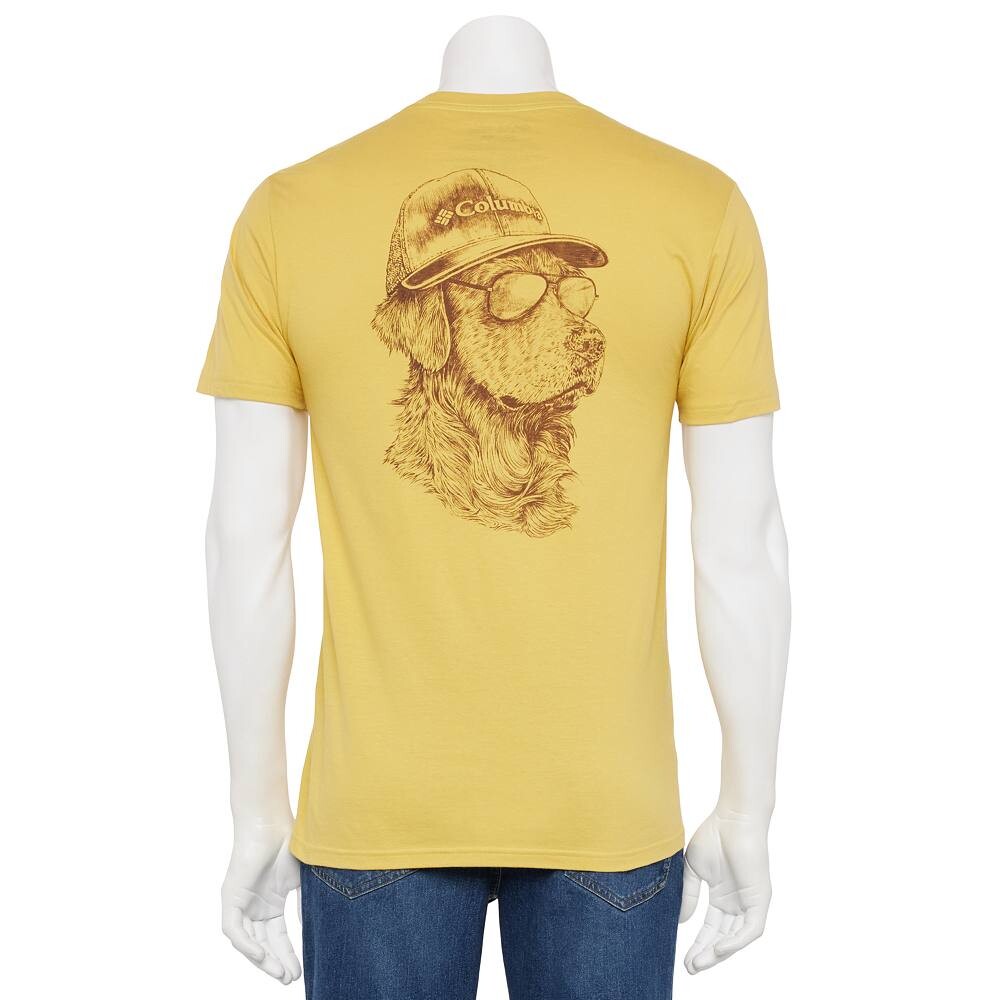 Мужская футболка Columbia с коротким рукавом и графическим рисунком сзади, желтый
Мужская футболка Columbia с коротким рукавом и графическим рисунком сзади, желтый