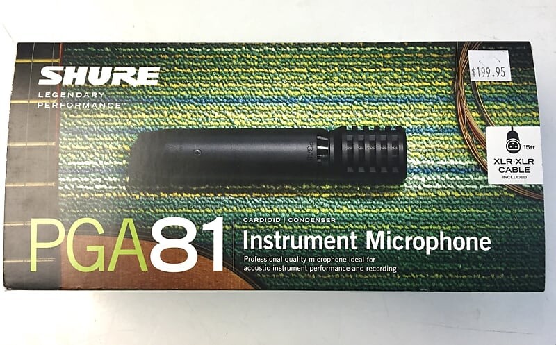 Микрофон Shure PGA81-XLR
Микрофон Shure PGA81-XLR