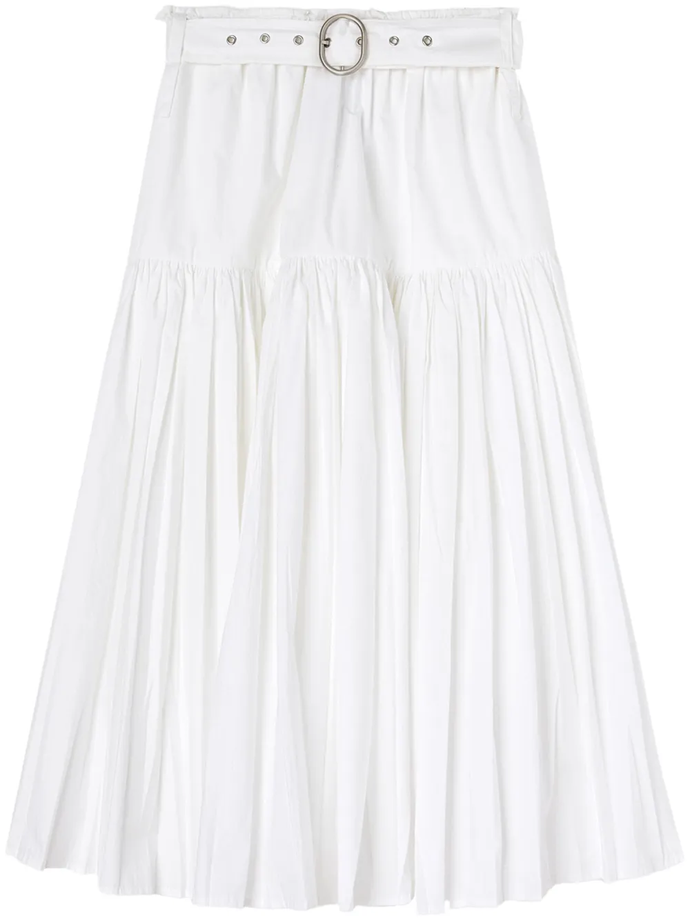 Плиссированная юбка миди JIL SANDER, белый
Плиссированная юбка миди JIL SANDER, белый