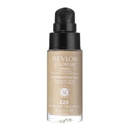 Revlon ColorStay Тональный крем для комбинированной и жирной кожи, 30 мл, 220 натуральный бежевый
Revlon ColorStay Тональный крем для комбинированной и жирной кожи, 30 мл, 220 натуральный бежевый