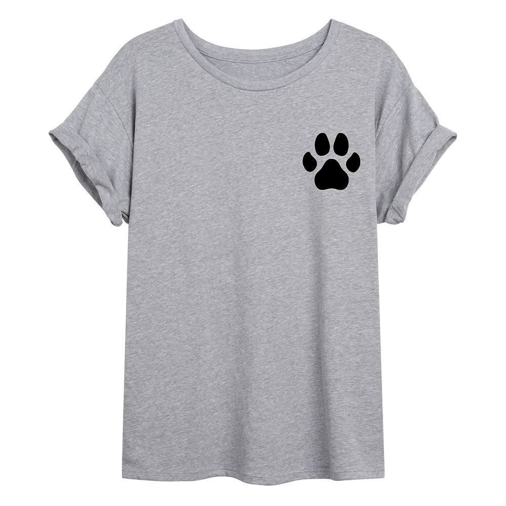 Черная футболка большого размера с рисунком для юниоров Pawprint Licensed Character, серый
Черная футболка большого размера с рисунком для юниоров Pawprint Licensed Character, серый