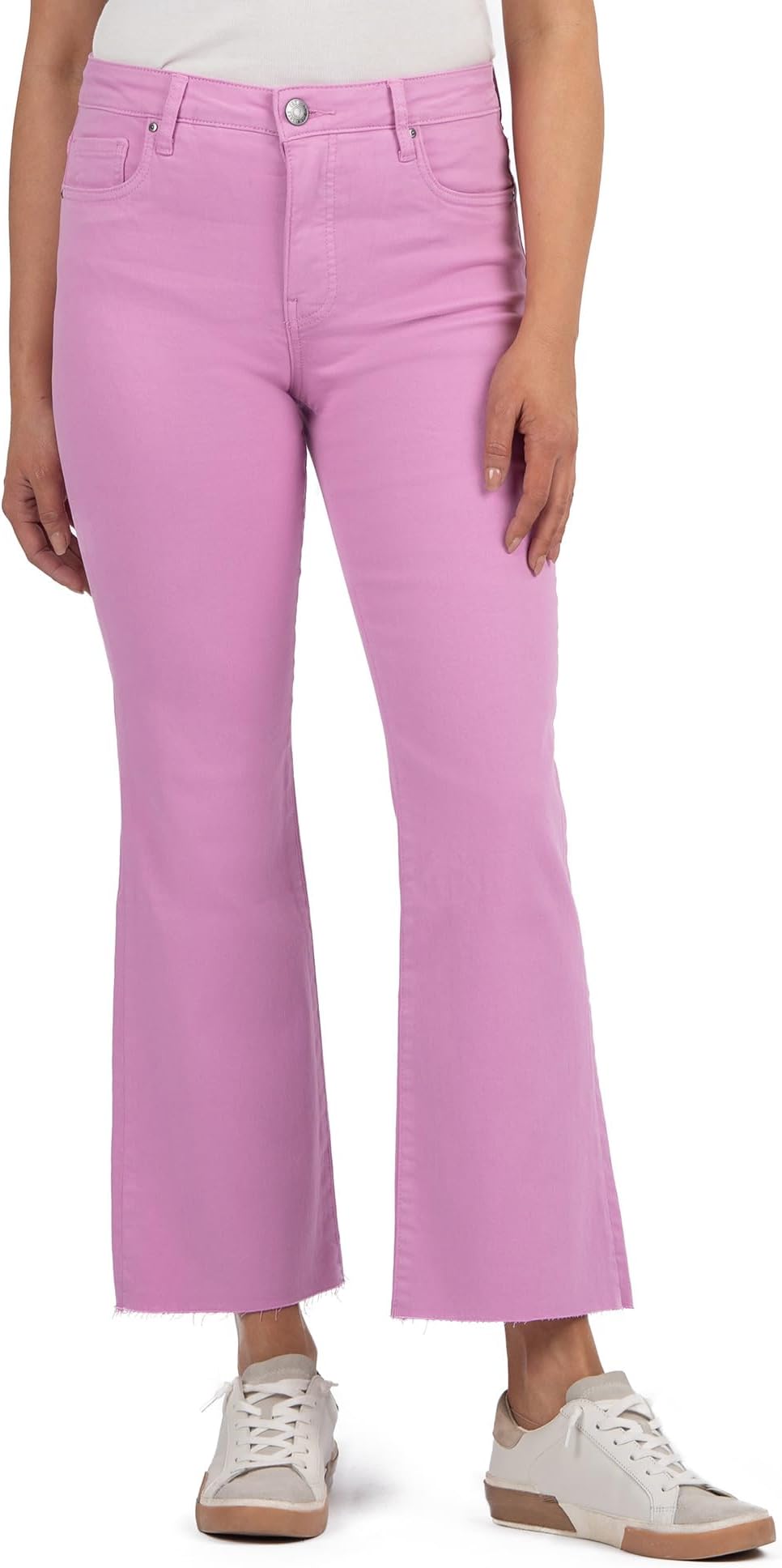 Джинсы KUT from the Kloth Kelsey High-Rise Fab AB Ankle Flare With Raw Hem, Wild Berry
Джинсы KUT from the Kloth Kelsey High-Rise Fab AB Ankle Flare With Raw Hem, Wild Berry