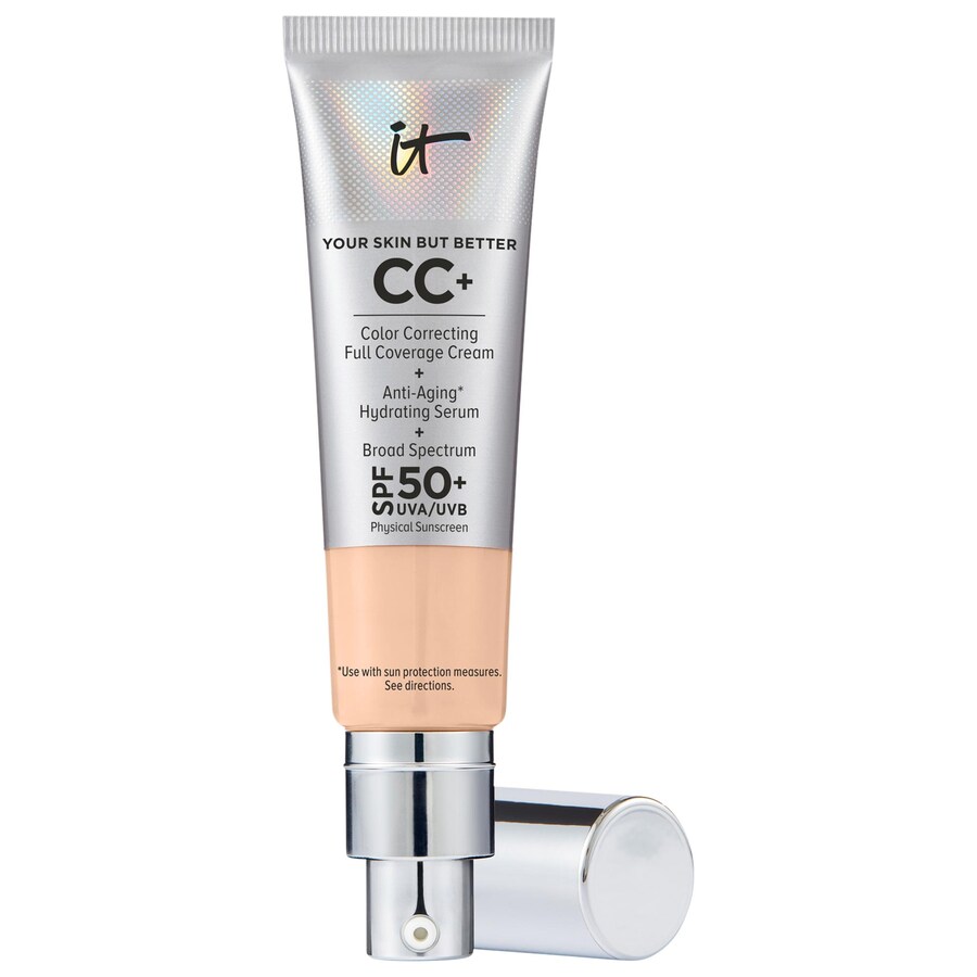 CC+ кремовая тональная основа с полным покрытием и коррекцией цвета, с SPF 50+ IT Cosmetics, 1.08 oz /32 mL, Light Neutral
CC+ кремовая тональная основа с полным покрытием и коррекцией цвета, с SPF 50+ IT Cosmetics, 1.08 oz /32 mL, Light Neutral