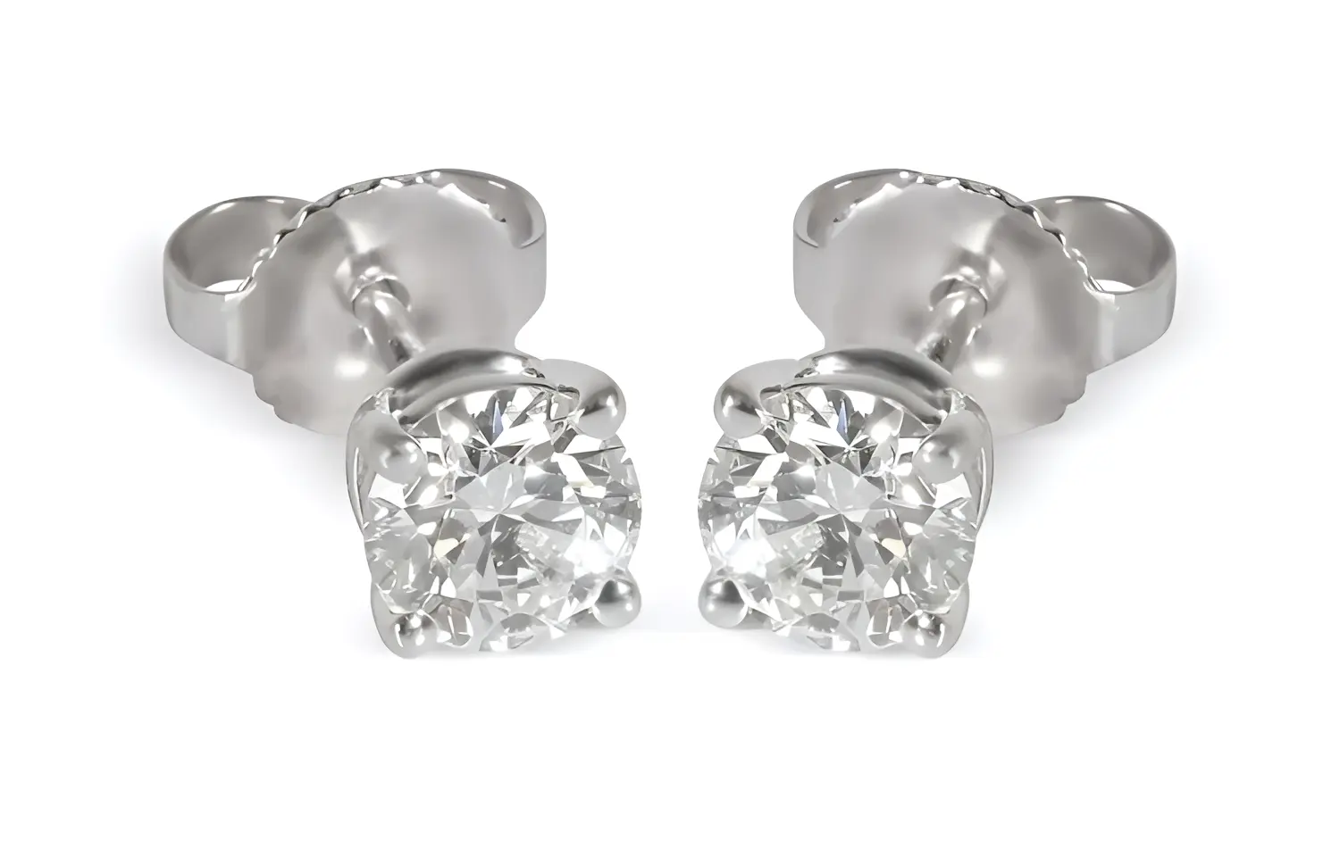 TIFFANY & CO. Платиновые серьги-гвоздики Women's Silver
TIFFANY & CO. Платиновые серьги-гвоздики Women's Silver