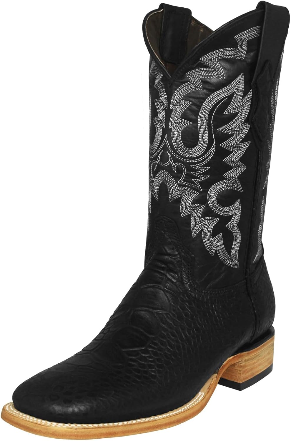 Мужские черные вестерн-бутсы Texas Legacy с морской черепахой, квадратный носок, кожа
Мужские черные вестерн-бутсы Texas Legacy с морской черепахой, квадратный носок, кожа