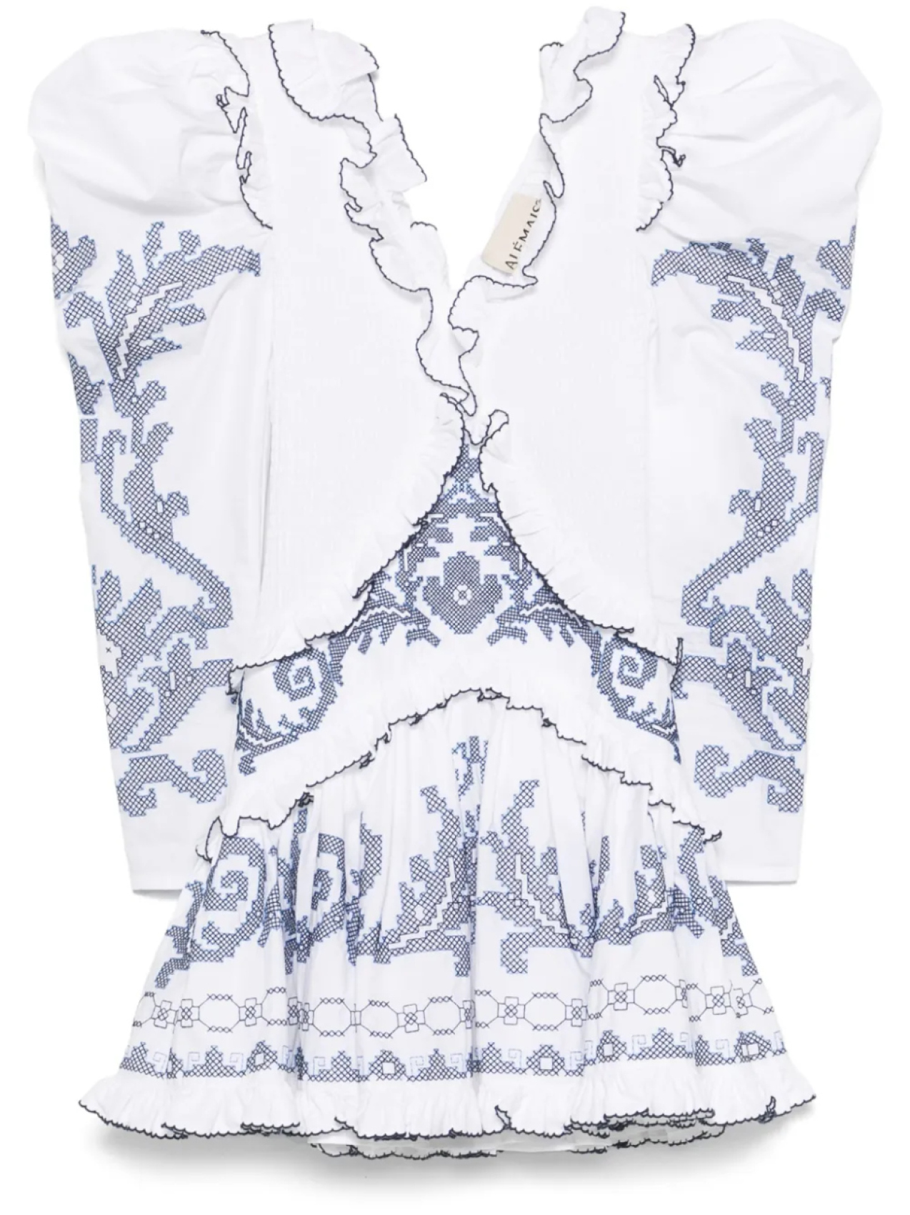 ALEMAIS мини-платье цвета ореха, белый
ALEMAIS мини-платье цвета ореха, белый