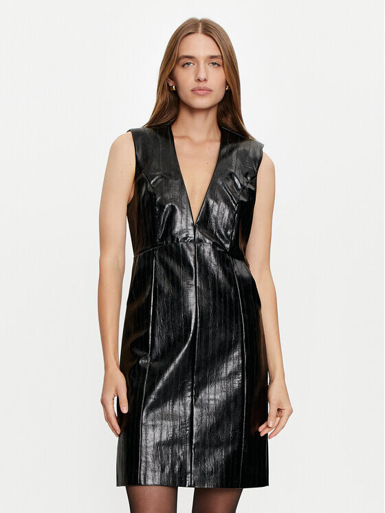 Облегающее платье из искусственной кожи Sisley, черный
Облегающее платье из искусственной кожи Sisley, черный