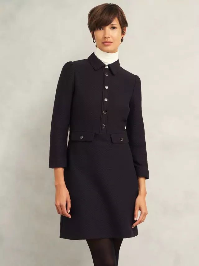 Платье Hobbs Adelia Ponte, черный 
Платье Hobbs Adelia Ponte, черный