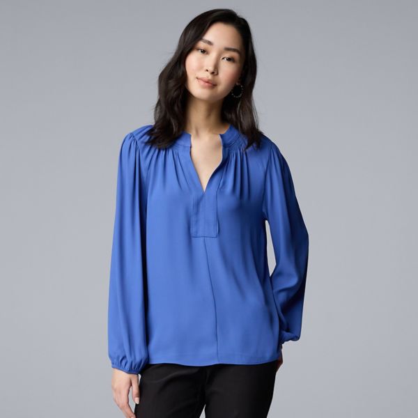 Женская блузка со сборкой на горловине Simply Vera Vera Wang, цвет xavier blue
Женская блузка со сборкой на горловине Simply Vera Vera Wang, цвет xavier blue