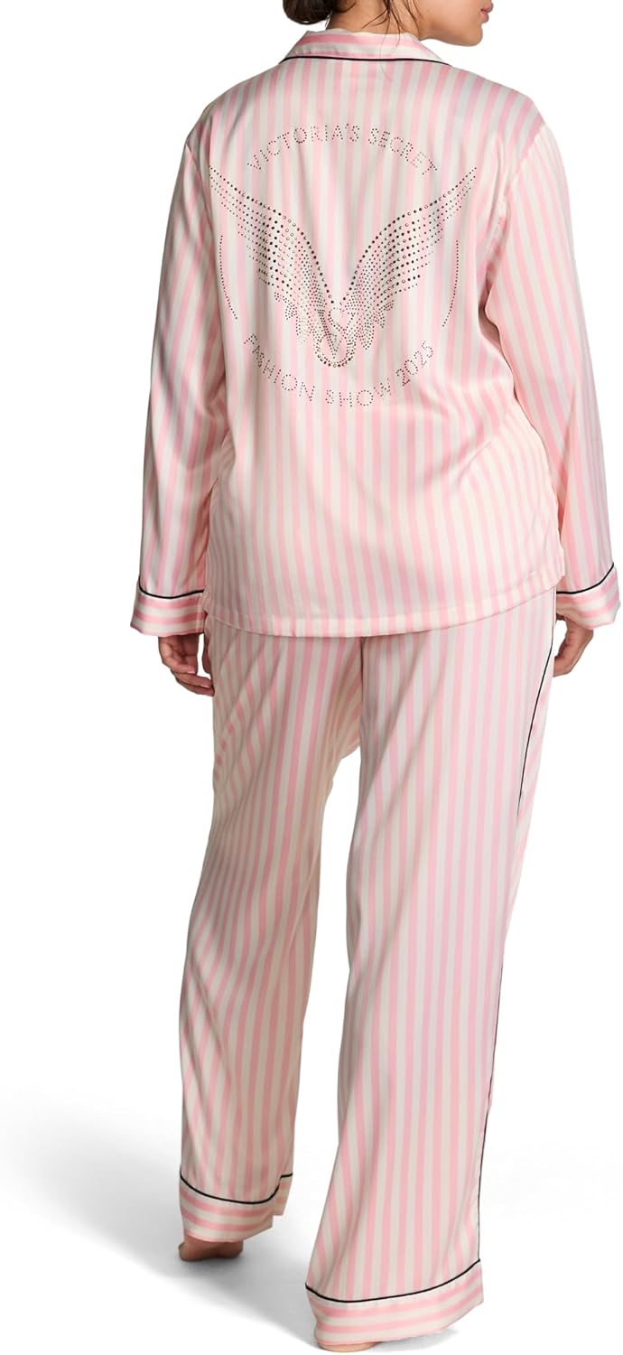 Victoria's Secret пижамный комплект из сатина, рубашка на пуговицах с длинным рукавом и брюки, женская одежда для сна (XS-XXL), Iconic Stripe Fashion Show
Victoria's Secret пижамный комплект из сатина, рубашка на пуговицах с длинным рукавом и брюки, женская одежда для сна (XS-XXL), Iconic Stripe Fashion Show