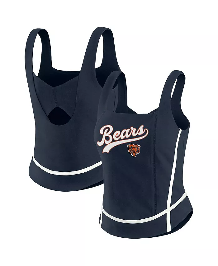 Женская темно-синяя майка Chicago Bears с квадратным вырезом WEAR by Erin Andrews
Женская темно-синяя майка Chicago Bears с квадратным вырезом WEAR by Erin Andrews