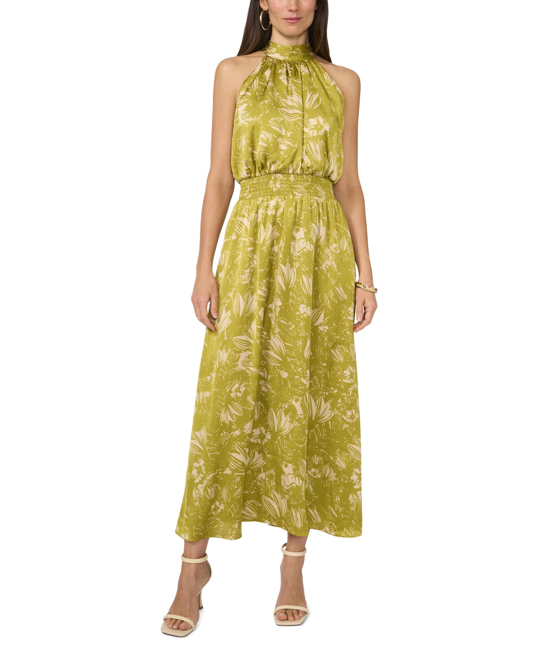 Платье Vince Camuto Sleeveless Halter Neck Smocked Waist, Green Oasis
Платье Vince Camuto Sleeveless Halter Neck Smocked Waist, Green Oasis