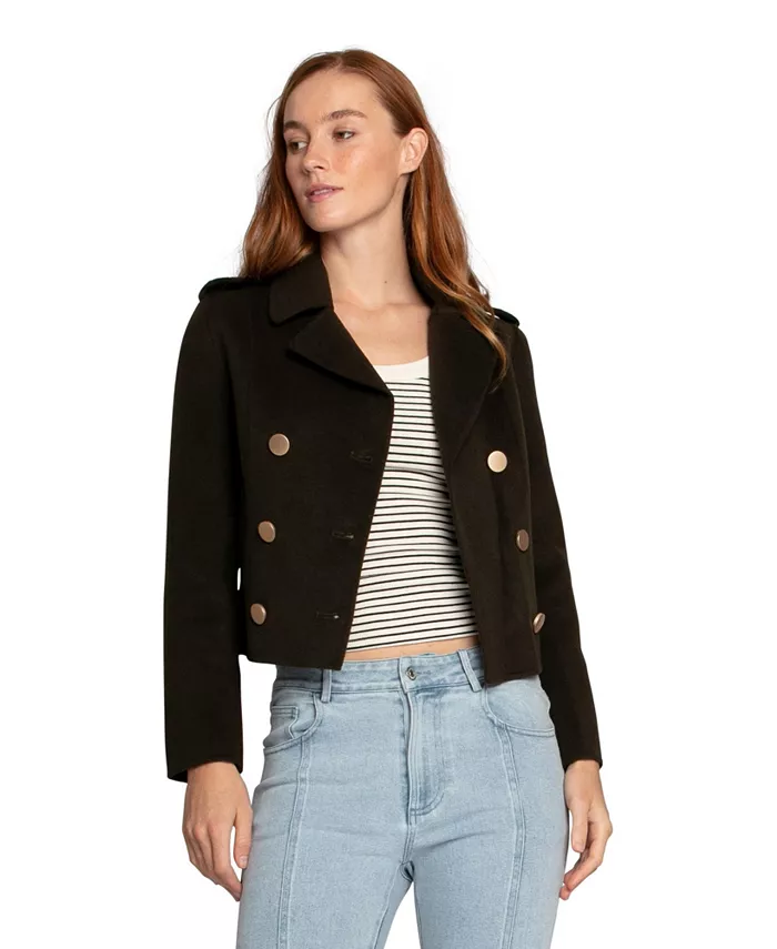 Женское пальто в военном стиле Love Me Now из шерстяной смеси Belle & Bloom, зеленый
Женское пальто в военном стиле Love Me Now из шерстяной смеси Belle & Bloom, зеленый