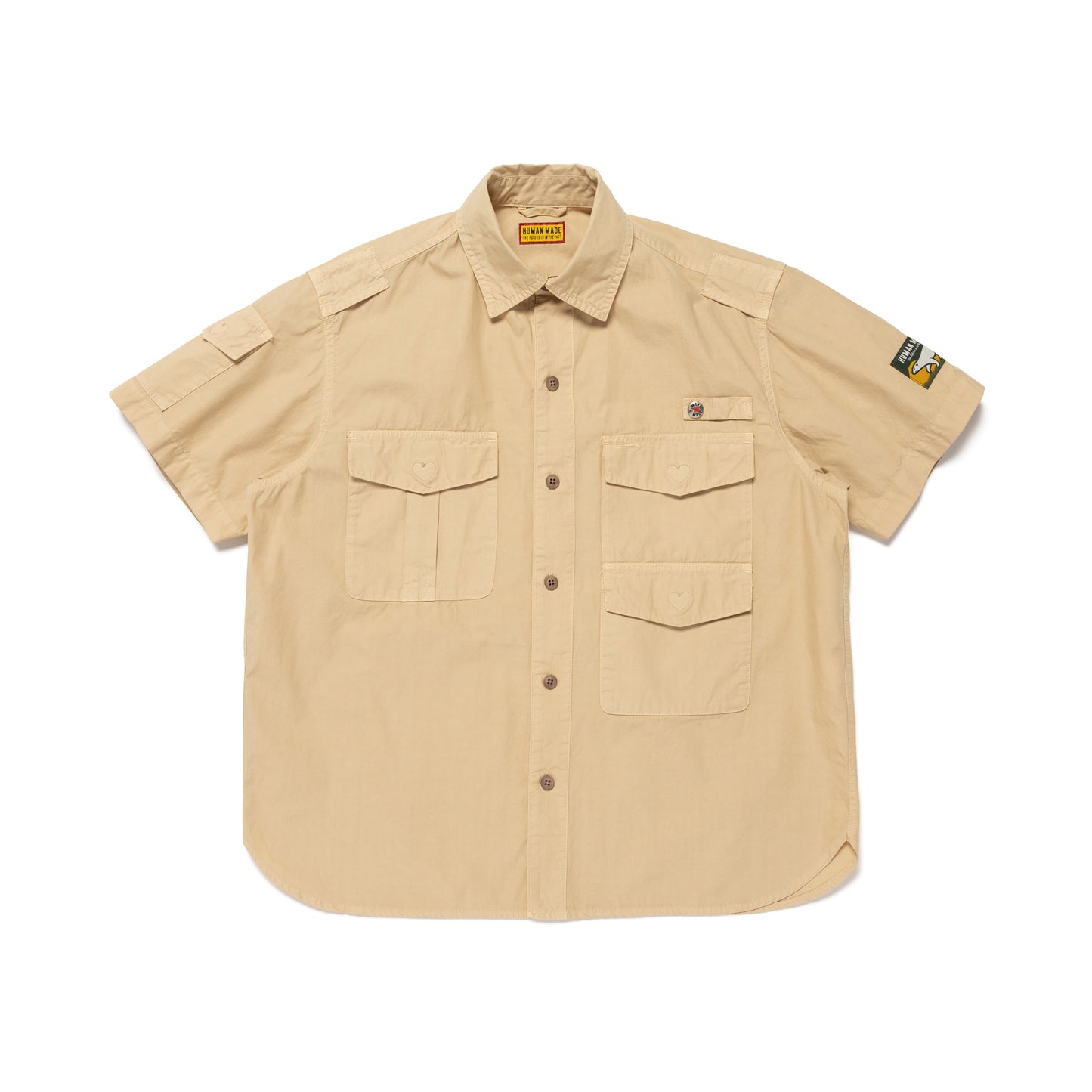 Рубашка SS25 Unisex HUMAN MADE, Light Umber
Рубашка SS25 Unisex HUMAN MADE, Light Umber