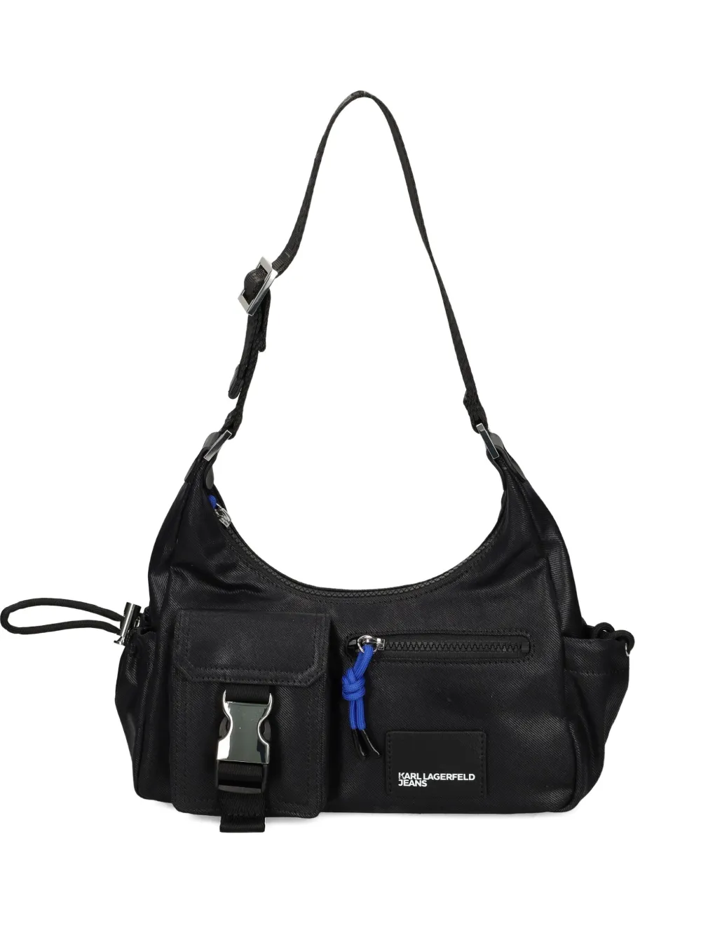 Маленькая сумка на плечо из денима Karl Lagerfeld Jeans, черный 
Маленькая сумка на плечо из денима Karl Lagerfeld Jeans, черный