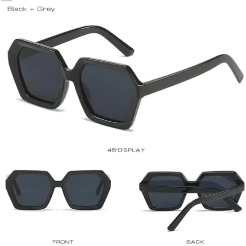 Солнцезащитные очки ретро, многоугольные квадратные линзы, женские. Прозрачные линзы с градиентом "океан", защита UV400. Мужские очки оранжевые MTZJH, Black Orange
Солнцезащитные очки ретро, многоугольные квадратные линзы, женские. Прозрачные линзы с градиентом "океан", защита UV400. Мужские очки оранжевые MTZJH, Black Orange